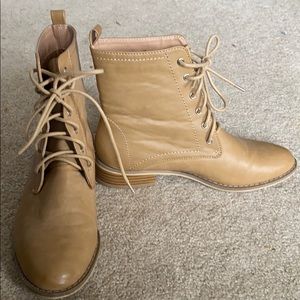 Camel colored boots, size 7